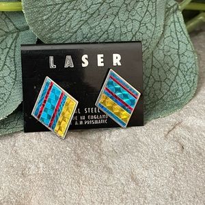 Laser Diamond earrings